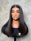 Gloria Sraight Wig (human blend)